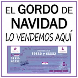 Lotería de Navidad 2026 solidaria – Fundación Síndrome de Dravet, números 39330 y 63332
