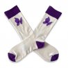 Calcetines Solidarios Dravet Mariposa Morada