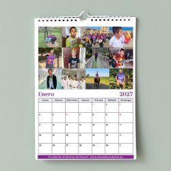 Calendario solidario Dravet 2027 de pared – enero