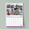 Calendario solidario Dravet 2027 de pared – febrero