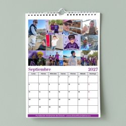 Calendario solidario Dravet 2027 de pared – septiembre