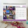 Calendario solidario Dravet 2027 de mesa – agosto