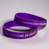 Pulsera de silicona morada