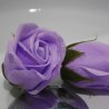 Rosa morada de pétalos de jabón (vista 2)